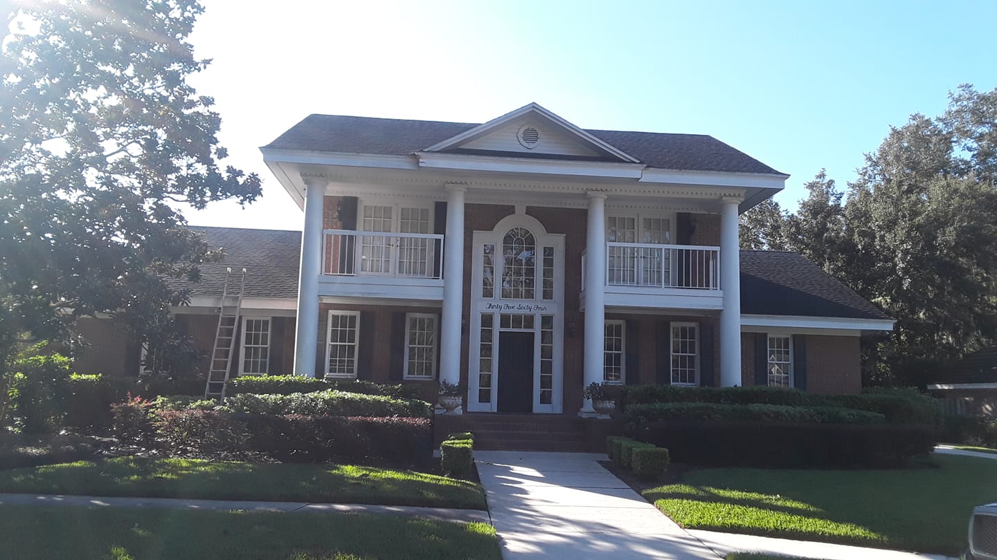 exterior painting of house