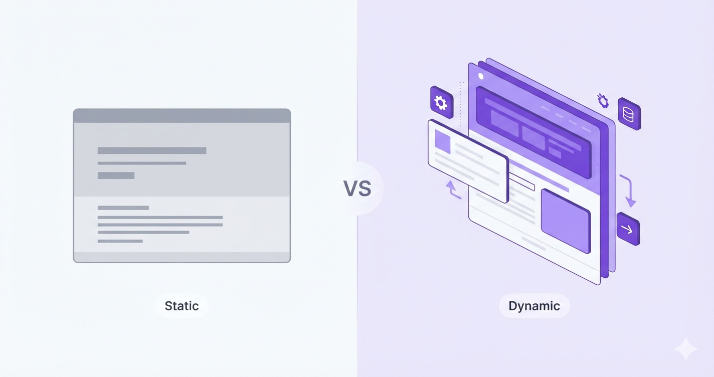 Static Website vs Dynamic Website: Which One Does Your Business Need?