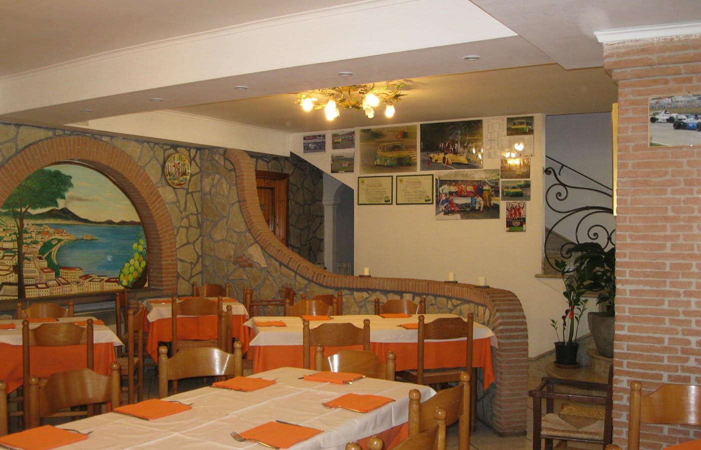 Sala del ristorante Al Valico di Chiunzi