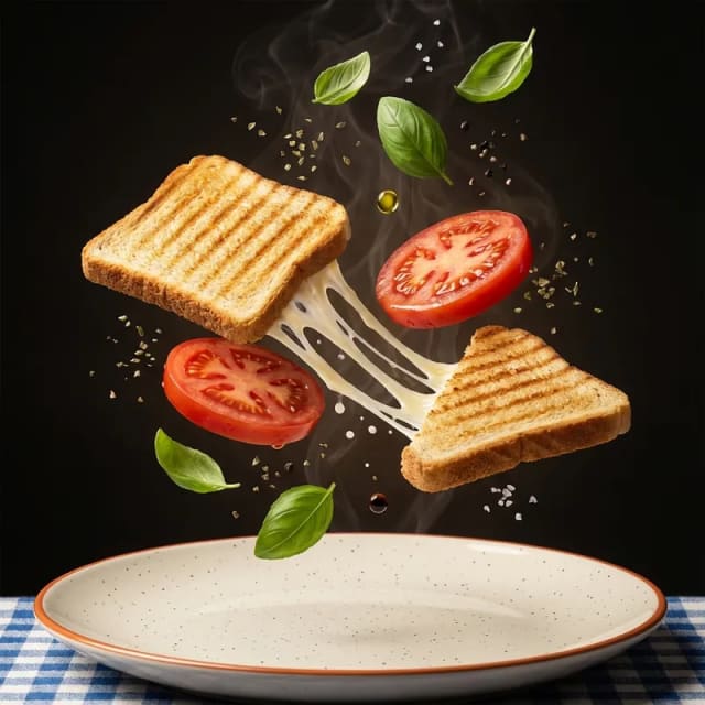 Tomato & Mozzarella Toast