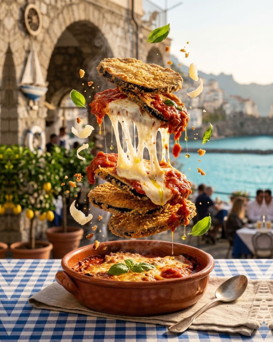 Parmigiana of eggplant