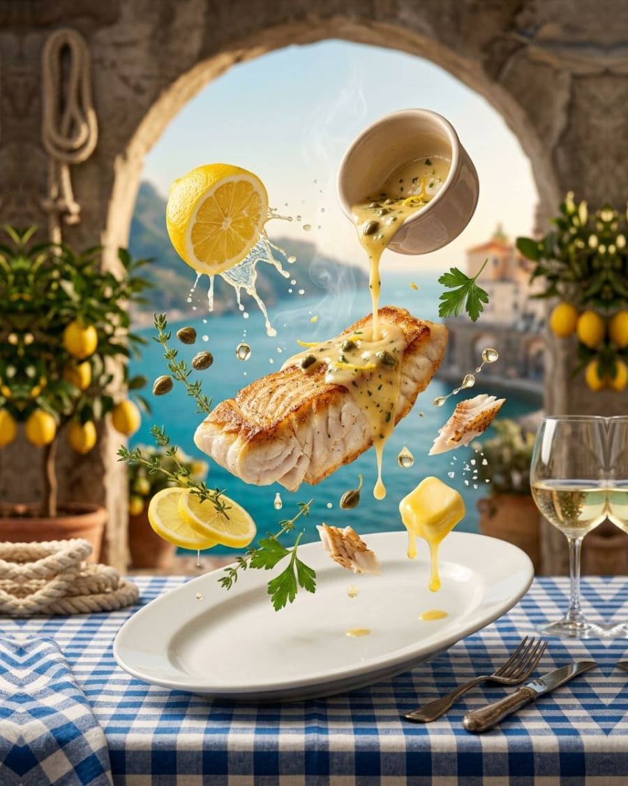 Local white fish with Amalfi lemon perfume