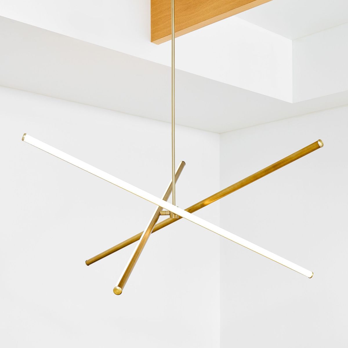Light Rods LED Chandelier | Spacejoy