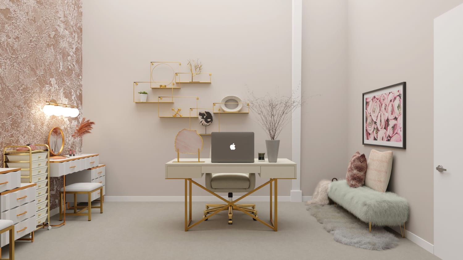 Featured image of post Modern Rose Gold Office Decor Ideas