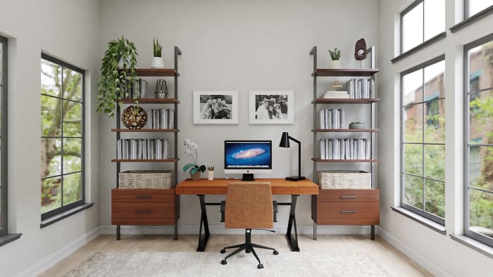 25 Home Office Ideas To Set Up The Perfect Home Office Spacejoy This is a stunning and captivating design that uses. 25 home office ideas to set up the