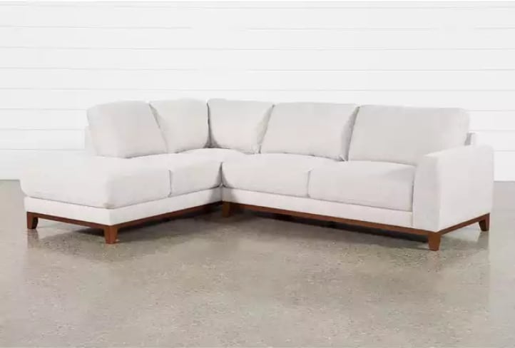 Amherst Cobblestone 2 Piece Sectional Spacejoy - Lumin White Linen 4 Piece Sectional Sofa Amherst Cobblestone 2 Piece Sectional Spacejoy - Lumin White Linen 4 Piece Sectional Sofa