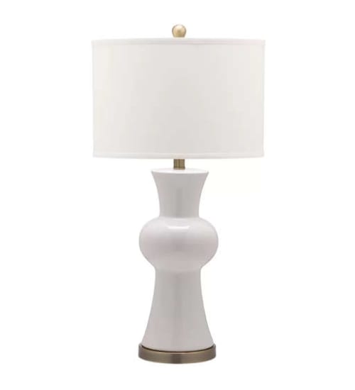 Lechee Sand Stone Table Lamp Spacejoy