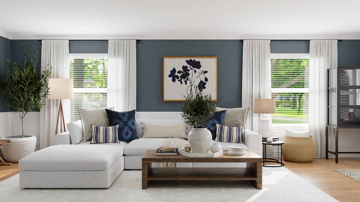 Blue Living Room Paint Color Ideas