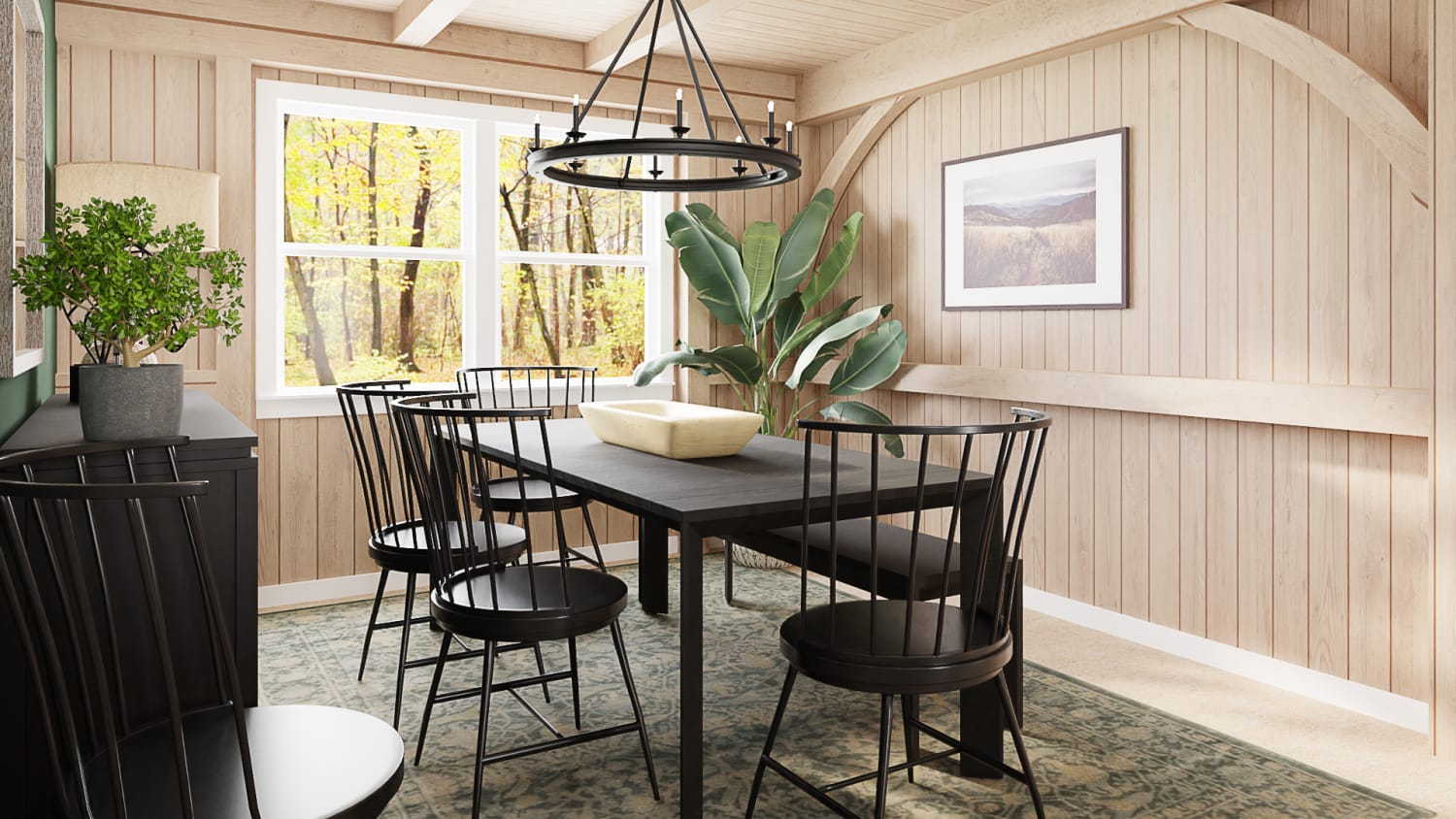 Rustic Farmhouse Dining Room