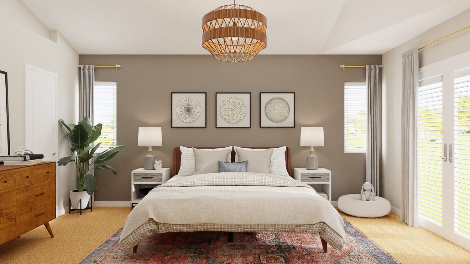 Get Inspiration From A Mid-Century, Rustic & Modern Bedroom Design By ...