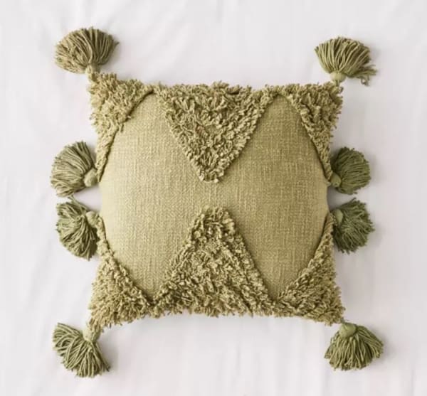 rumi shag throw pillow