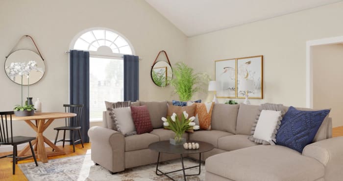 100 Farmhouse Living Room Design Decor Ideas For Your Home Spacejoy Farmhouse Living Room Design Decor, Farmhouse Chic Living Room
