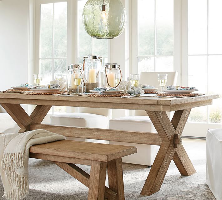 Toscana Extending Dining Table Spacejoy Toscana Extending Dining Table Spacejoy, Farmhouse Table Pottery Barn