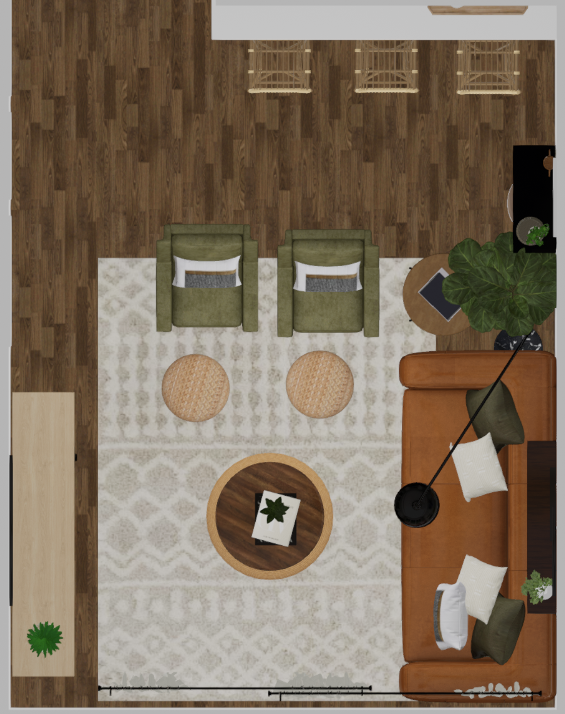 Spacejoy Living Room Layout