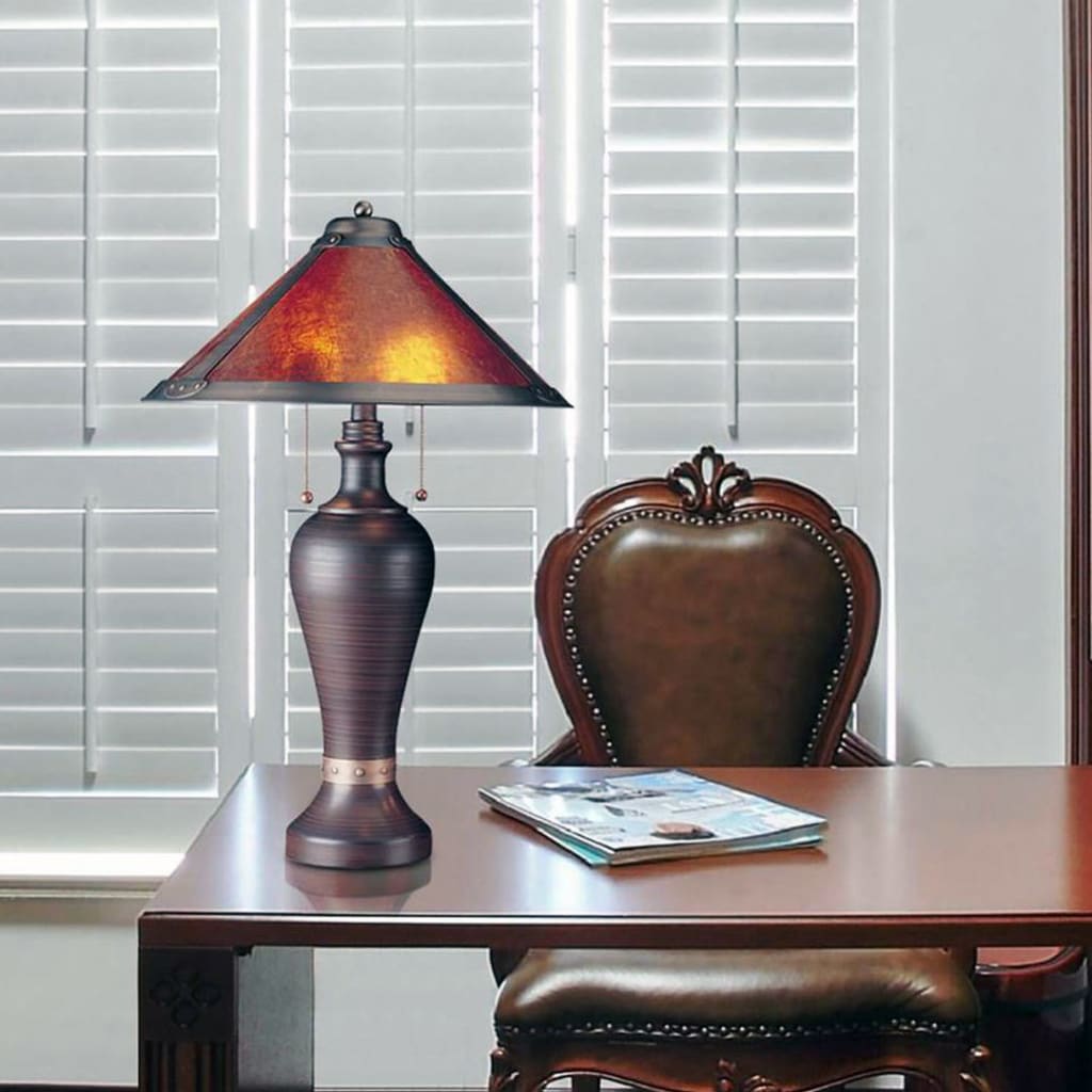 Rustic table lamp