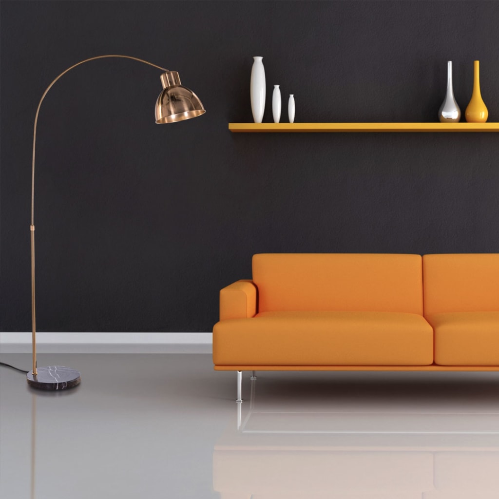 Arched floor lamp