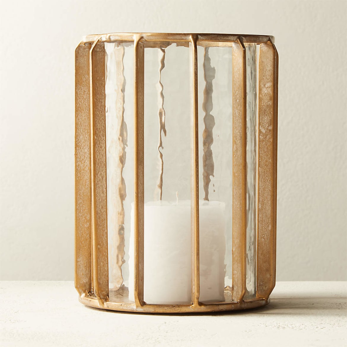 CB2 – Gamma Glass & Brass Hurricane Hurricane