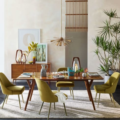 mid century dining table
