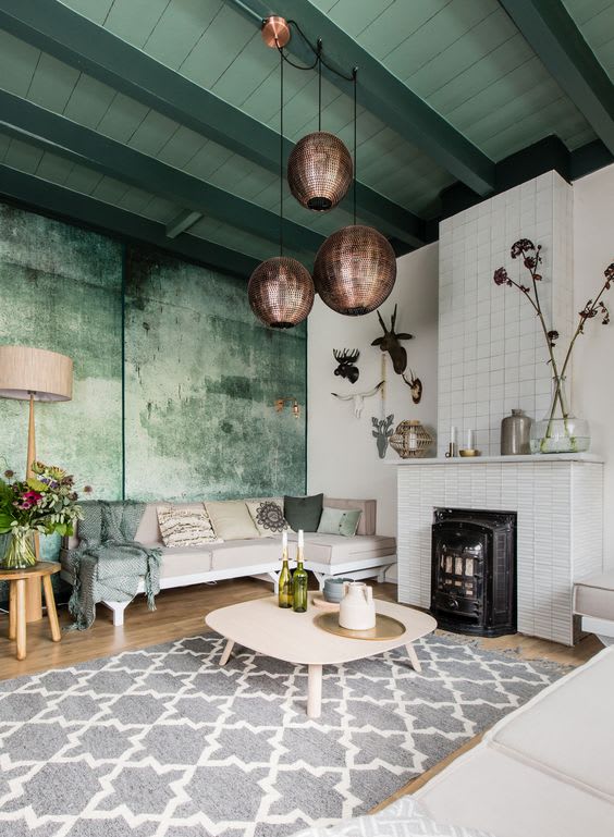 copper interior design