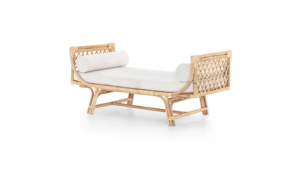 Etta Natural Rattan Chaise_Crate & Barrel