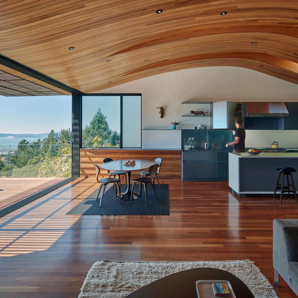 Wooden ceiling