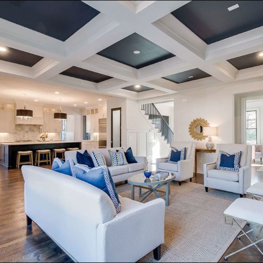 Coffered ceiling