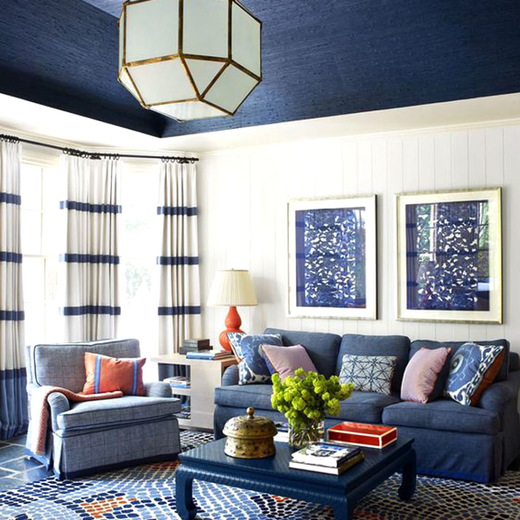 ceilings with bold colors