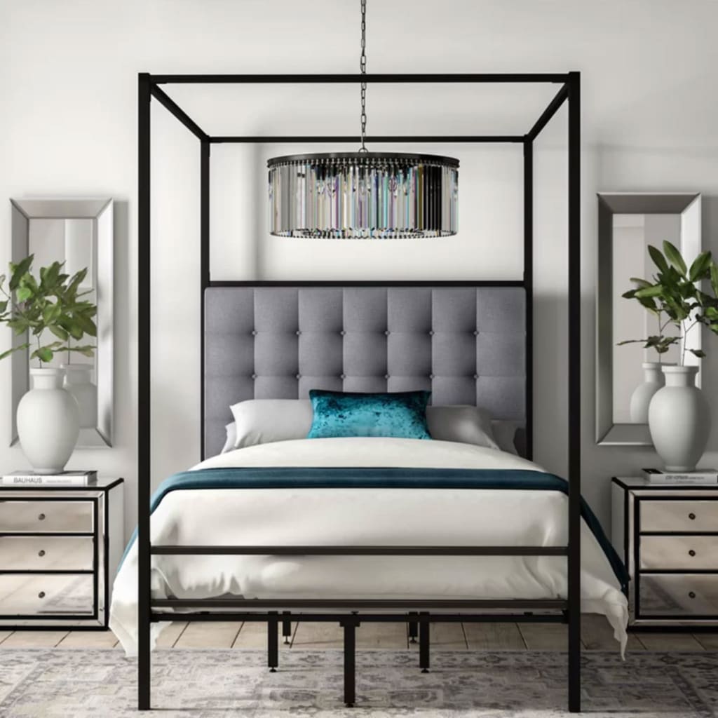 Modern-contemporary canopy bed design