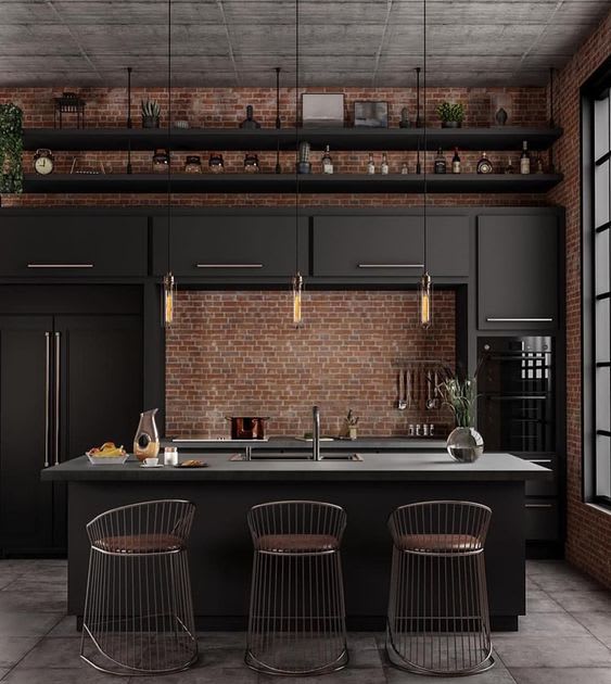 Industrial kitchen design ideas