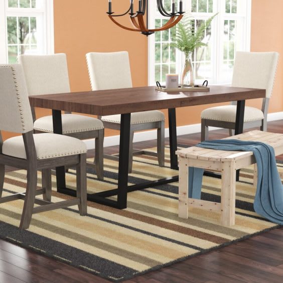 Minerva Pine Solid Wood Dining Table