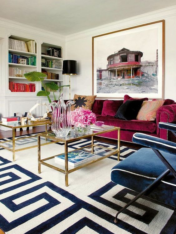 How to use Hollywood Regency style to add eclectic glamour t