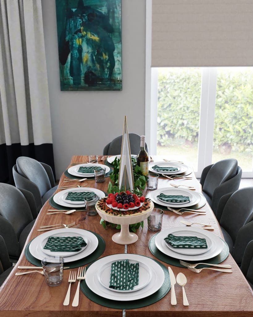 Spacejoy Modern Tablescape Design