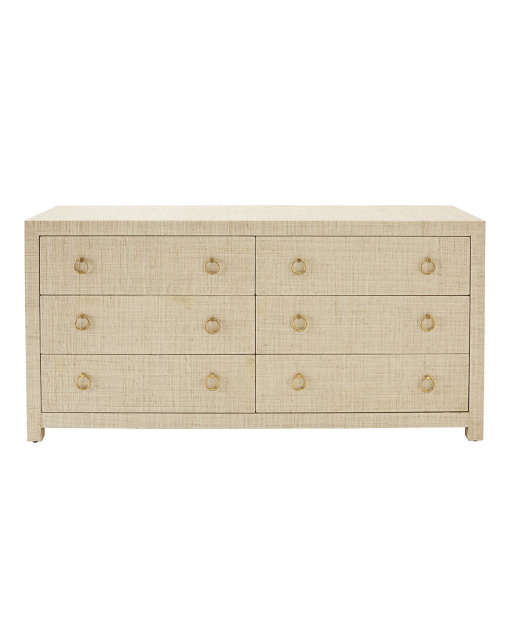 Blake Raffia Wide Dresser