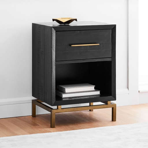 alexa burnished nightstand