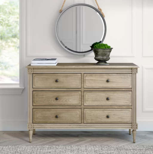 Broadway 6 Drawer Double Dresser