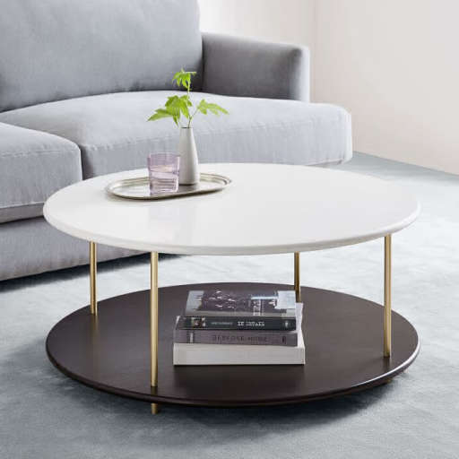 Tiered Quartz Coffee Table