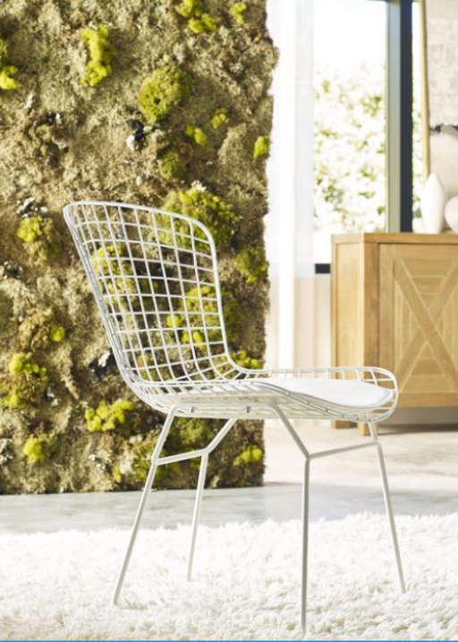 Holly Wire Dining Chair (white)
