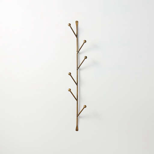 Barker Vertical Wall Mounted Coat Rack