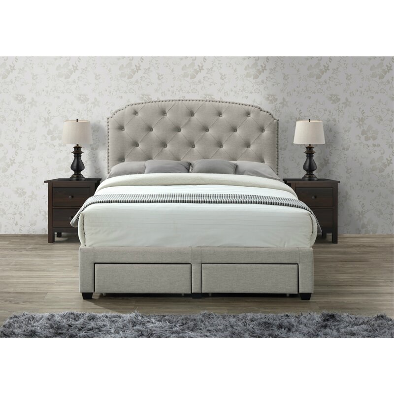 Abdiel Tufted Upholstered Storage Standard Bed