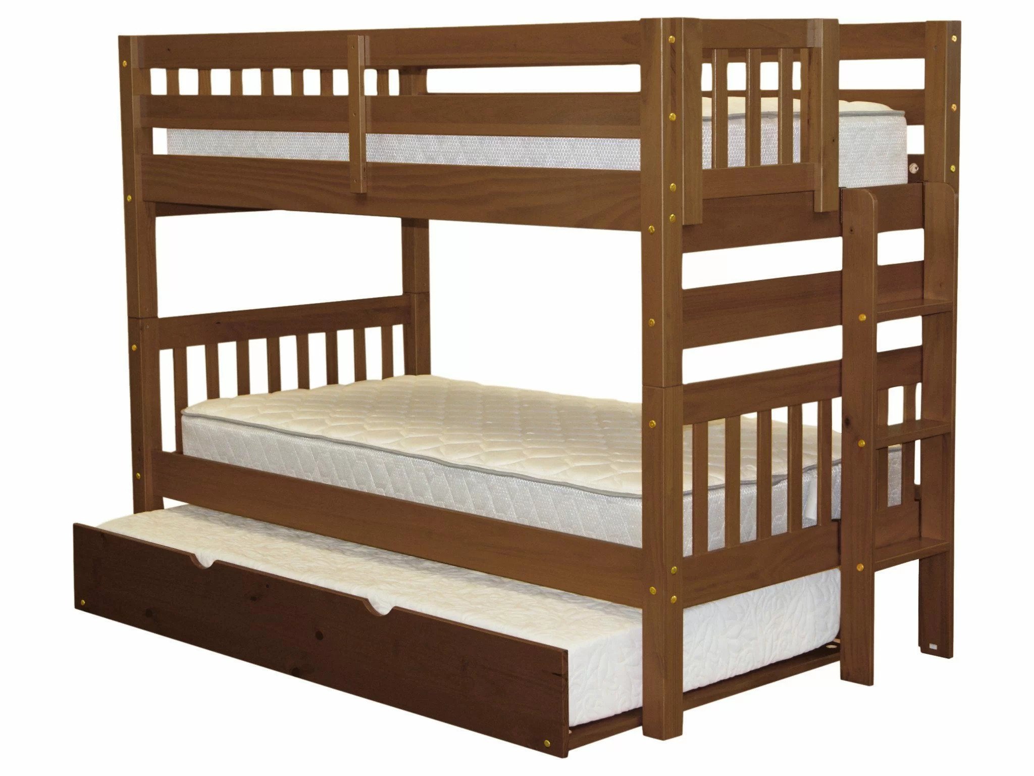 Treva Twin over Twin Bunk Bed with Trundle