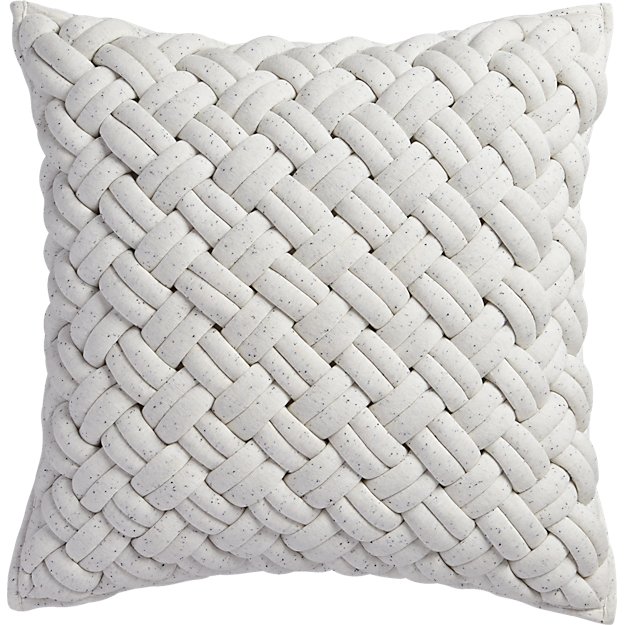 JERSEY INTERKNIT IVORY PILLOW