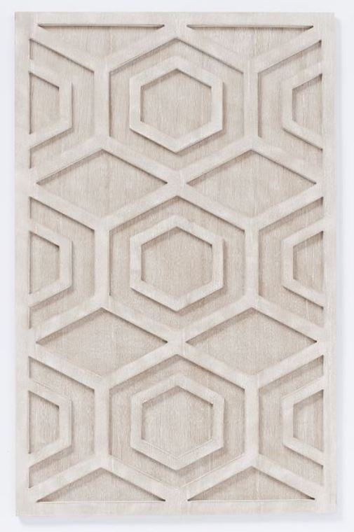 Graphic Wood Wall Art Whitewashed