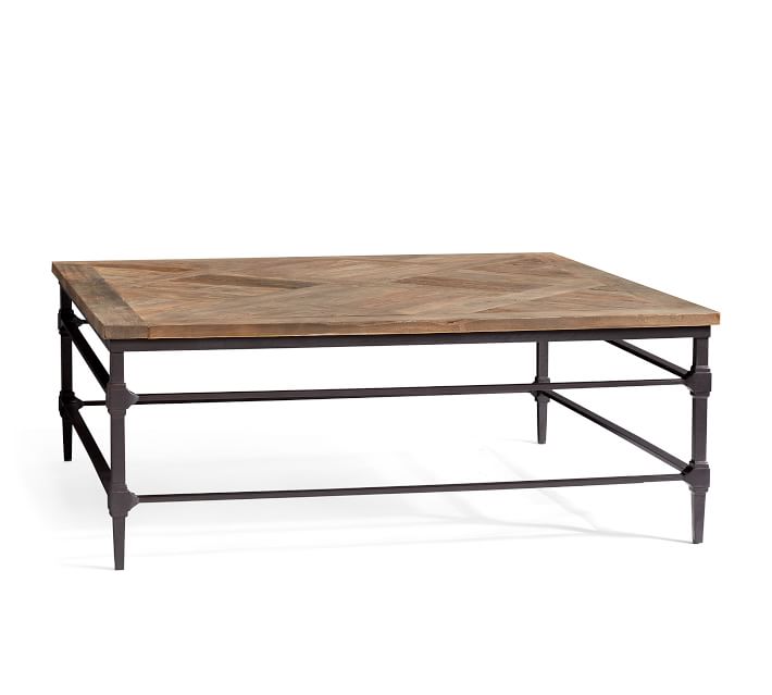 Parquet Square Reclaimed Wood Coffee Table