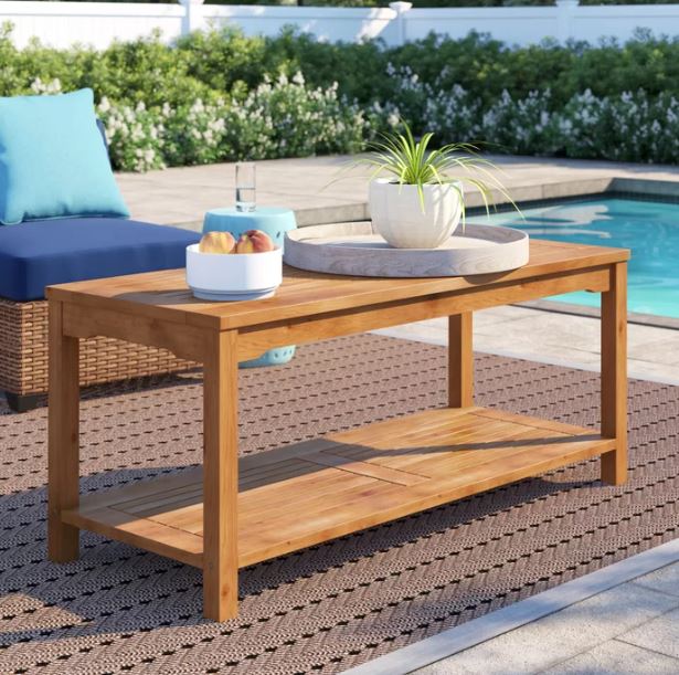 Tim Wooden Coffee Table