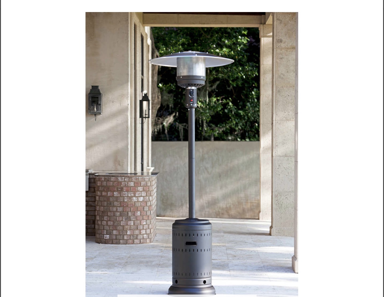 Customer Mocha patio heater