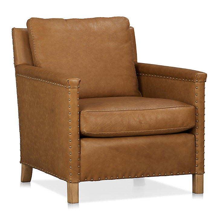 Crate and barrel trevor cheap chair