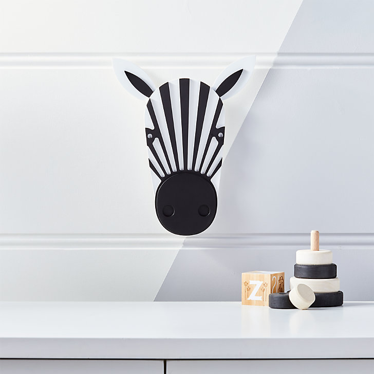 Zebra Animal Head Wall Decor