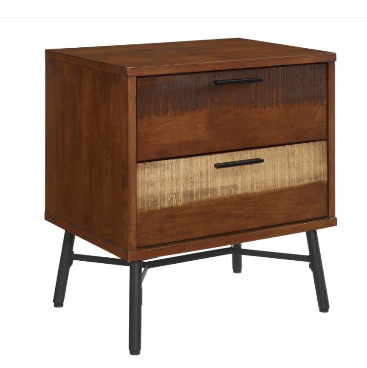 Arwen Rustic Wood Nightstand