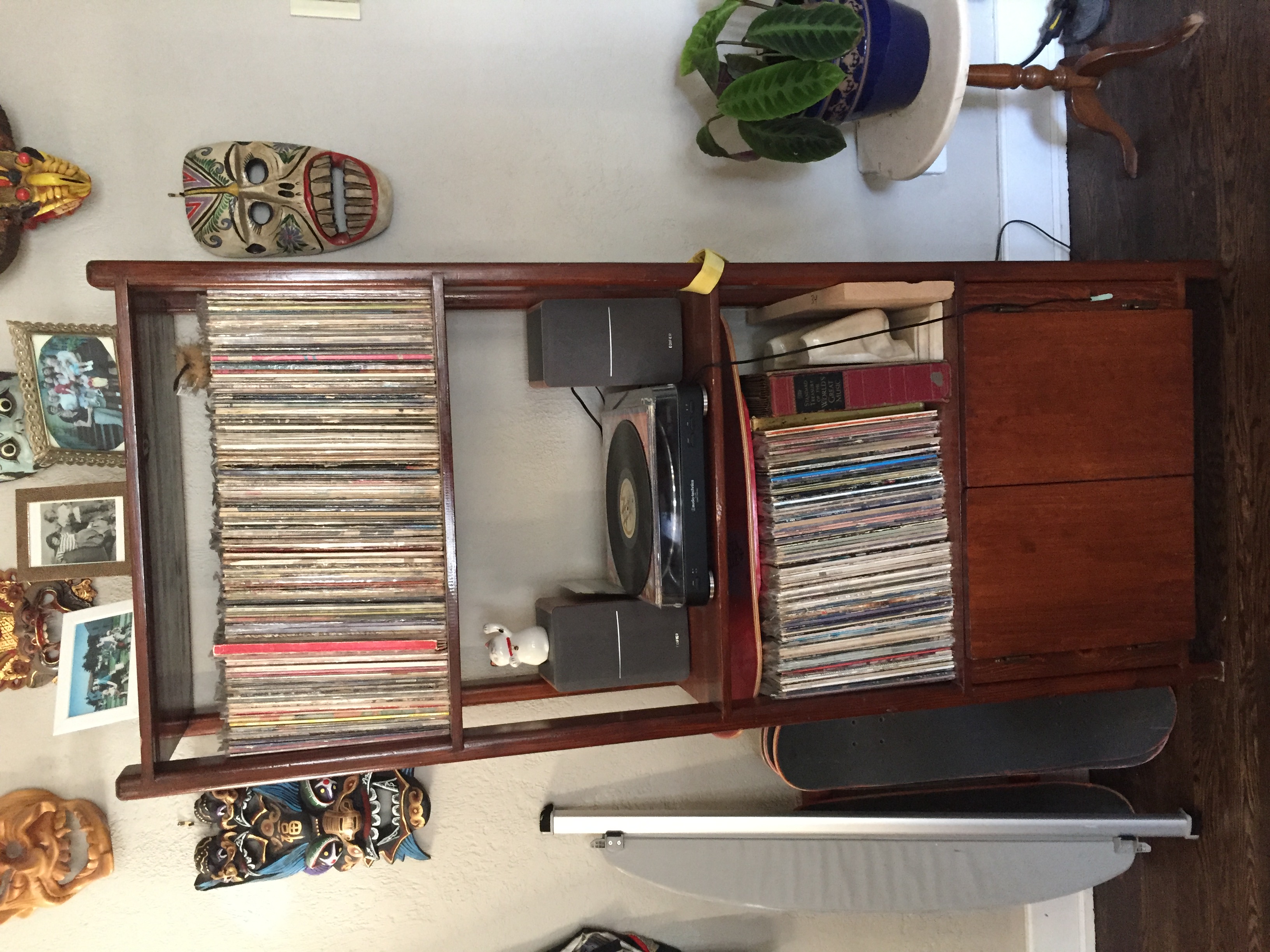 Record Player Shelf