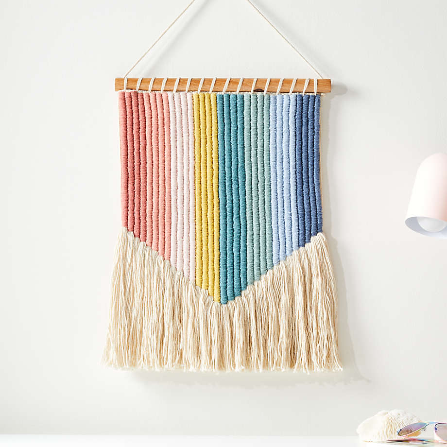 Vertical Rainbow Wall Hanging